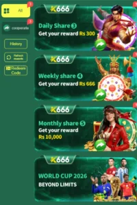 K666 Game Bonuses